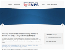 Tablet Screenshot of nationalprotection.com